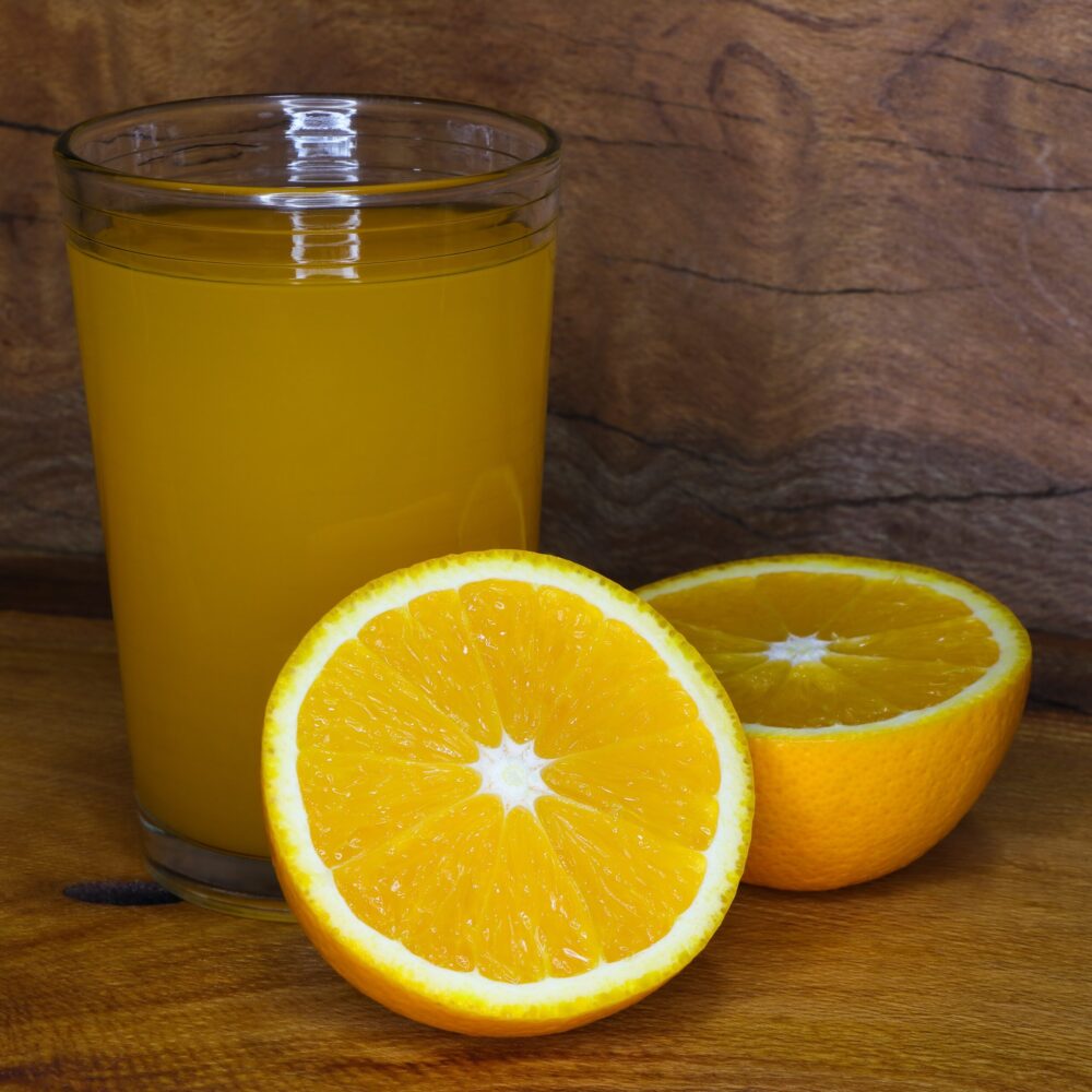 תפוז ולנסיה כוס מיץ